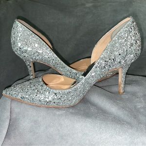 Badgley Mischka Daisy II Glitter Stiletto